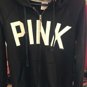 Pink brand full zip jacket